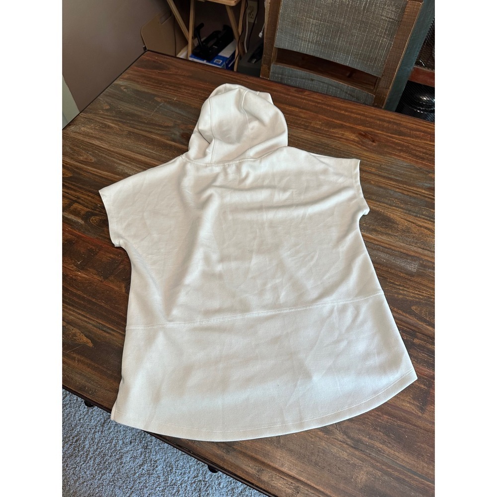 Elie Tahari Sleeveless Hoodie Kangaroo Pocket Detail‎ Casual Chic M/M - Picture 6 of 8